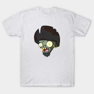 pirate zombie head vector character T-Shirt